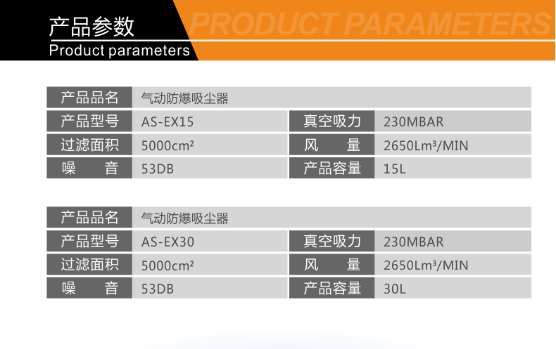 AS-EX30氣動防爆吸塵（chén）器-2